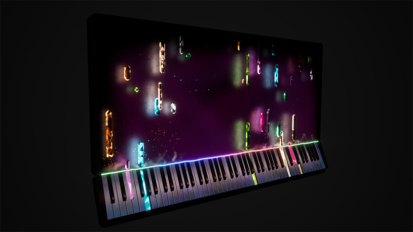 Angled keyboard