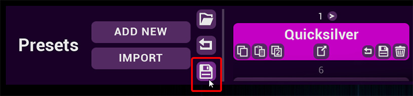 Save all presets