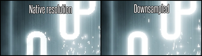 High res scale