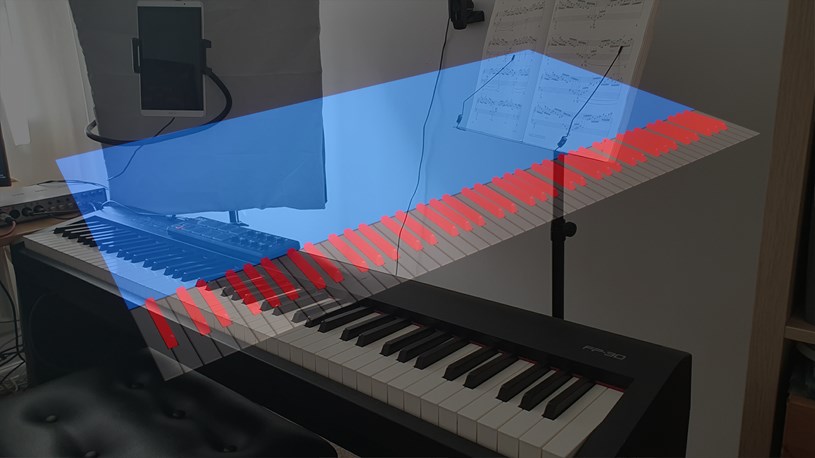 Highlighted black keys